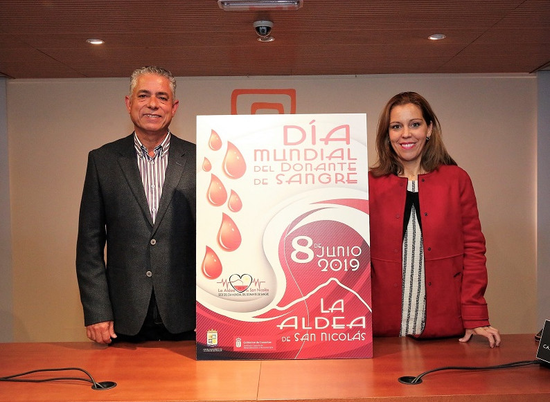 El ICHH presenta a La Aldea de San Nicolás como sede provincial del Día Mundial del Donante de Sangre 2019
