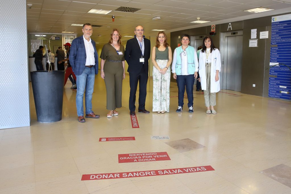 Nueva imagen para promocionar la donación de sangre en el Hospital General de Fuerteventura