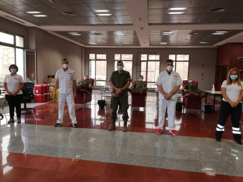 El ICHH y militares de la Base General Alemán Ramírez colaboran esta semana con la donación de sangre