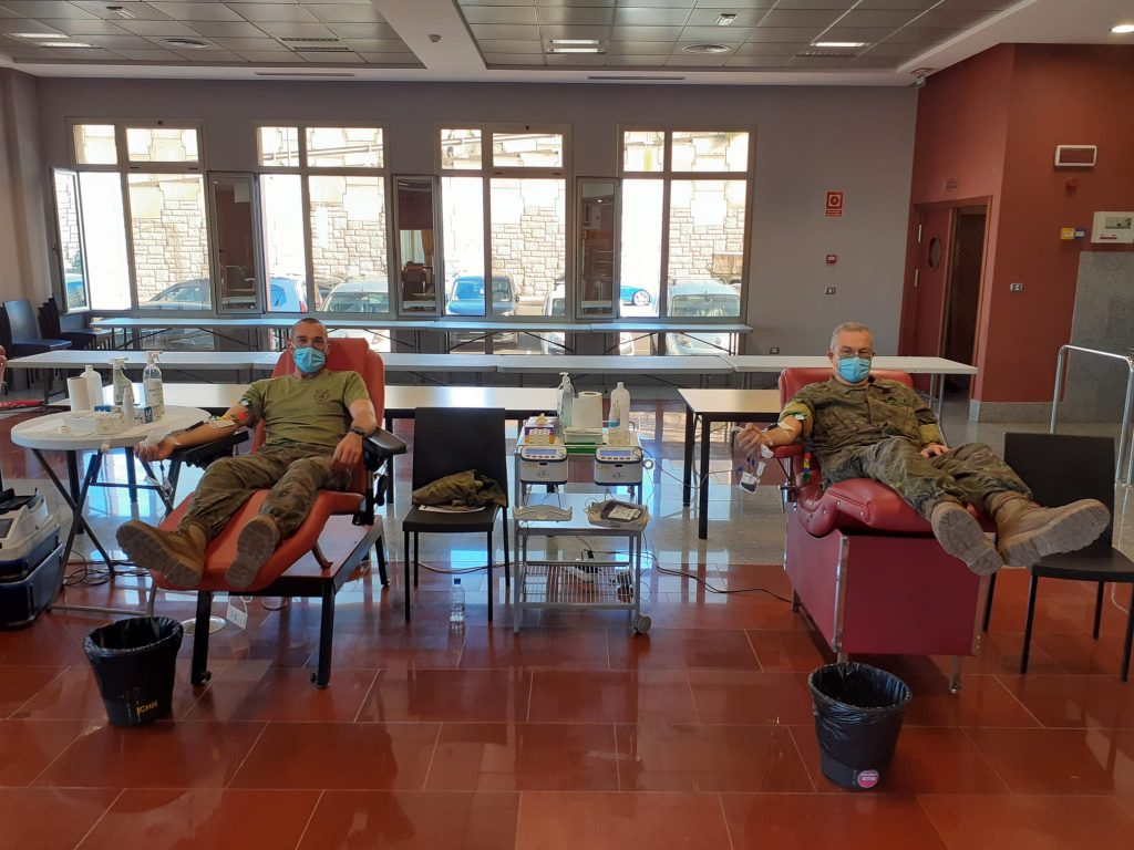 El ICHH y la Base General Alemán Ramírez colaboran esta semana con la donación de sangre