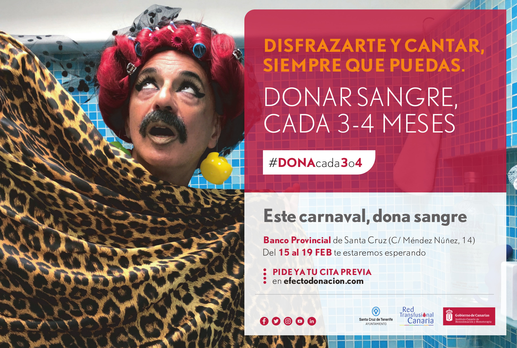 El ICHH y el Ayuntamiento de Santa Cruz de Tenerife colaboran en una campaña con la comunidad carnavalera