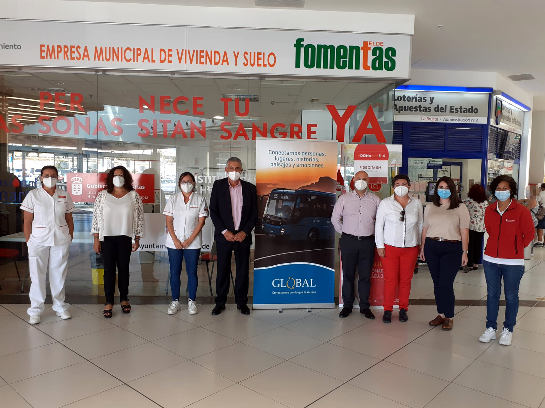 El ICHH celebra una colecta de donación de sangre con la empresa Global en Telde