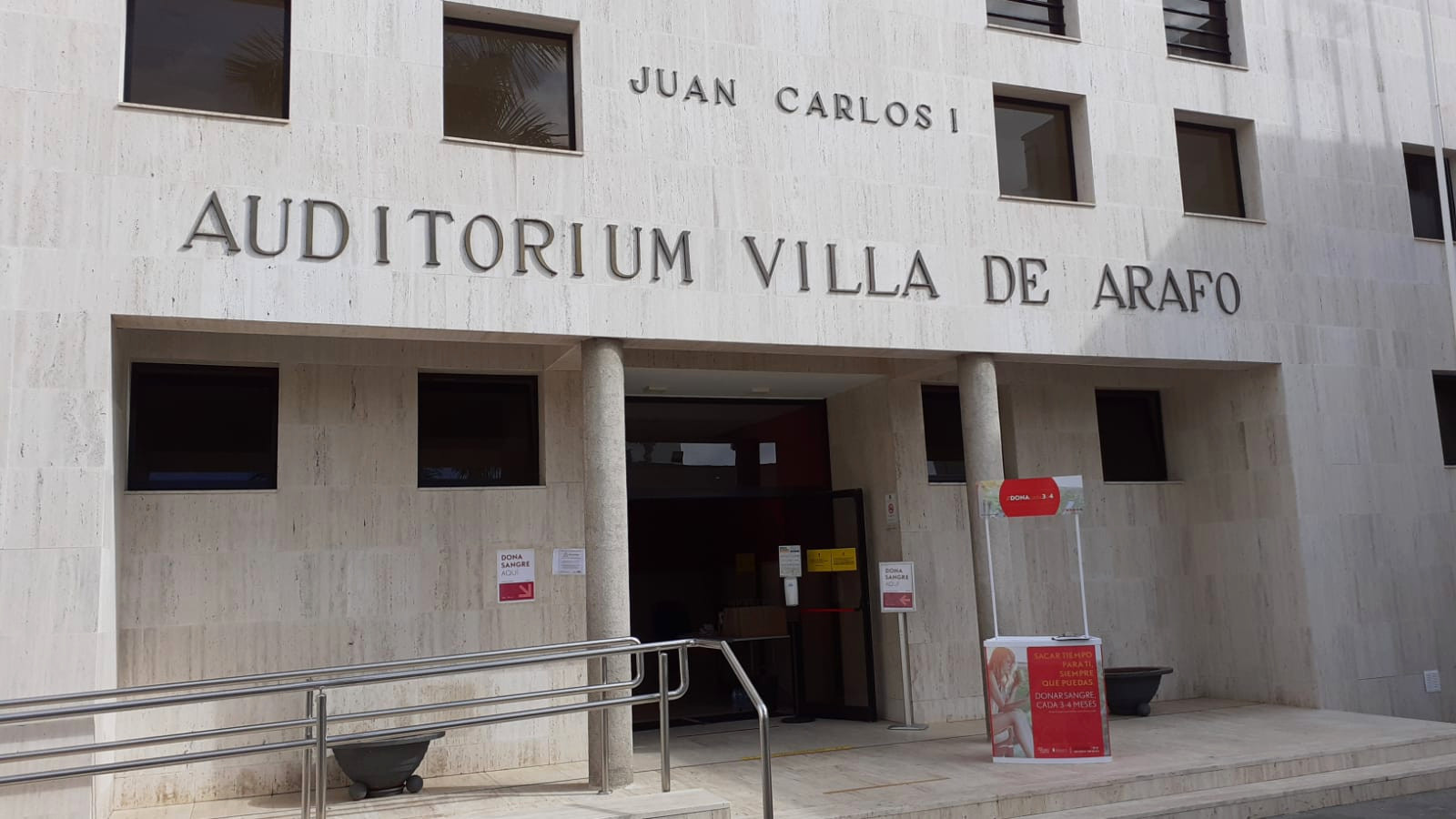 El ICHH instala un nuevo punto de donación temporal en Arafo
