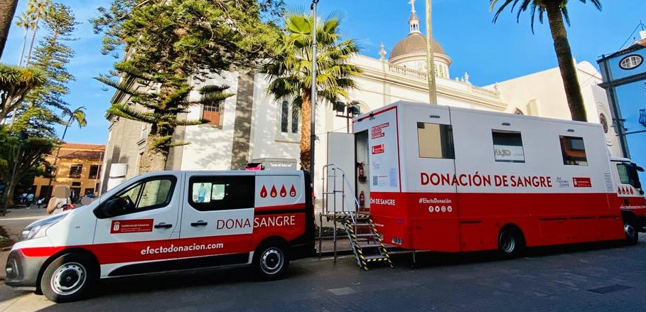 La Laguna acoge en la Catedral una unidad móvil de donación de sangre del ICHH
