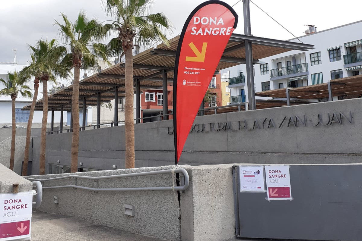El ICHH mantiene una campaña de donación de sangre en Guía de Isora