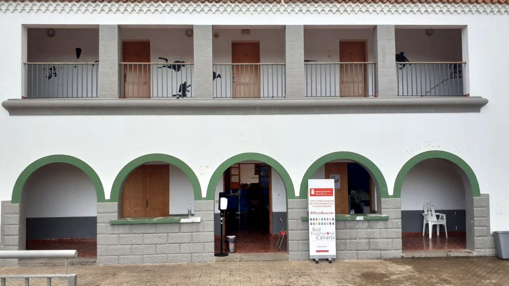 El ICHH instala en Santa María de Guía un punto de donación de sangre