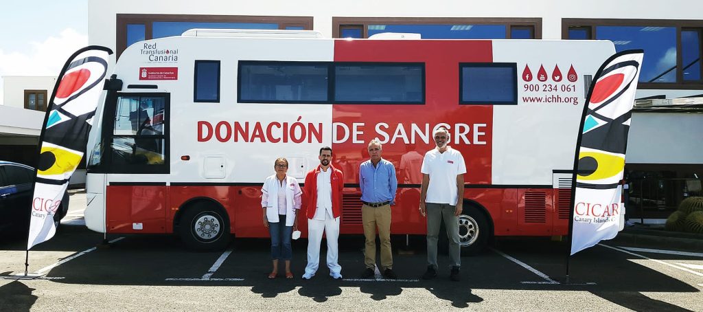 El ICHH promueve la donación de sangre entre el personal de CICAR de San Bartolomé