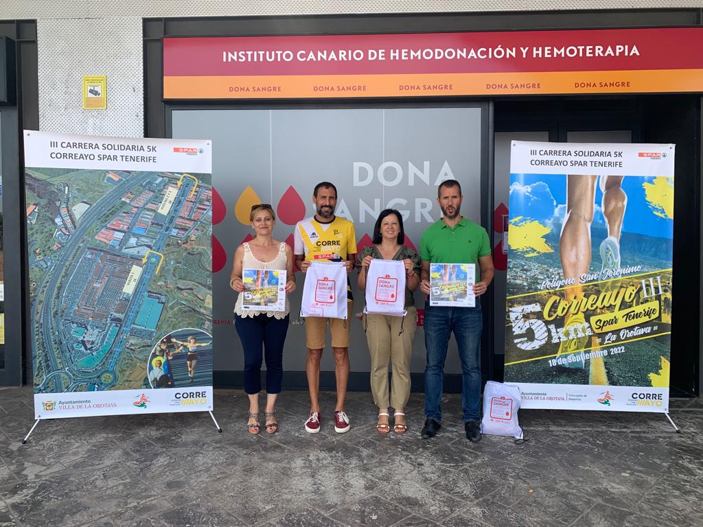 El ICHH participa en la carrera solidaria 5K Correayo de La Orotava