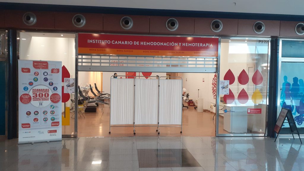 El ICHH mantiene operativo un equipo de hemodonación en el Centro Comercial Las Rotondas