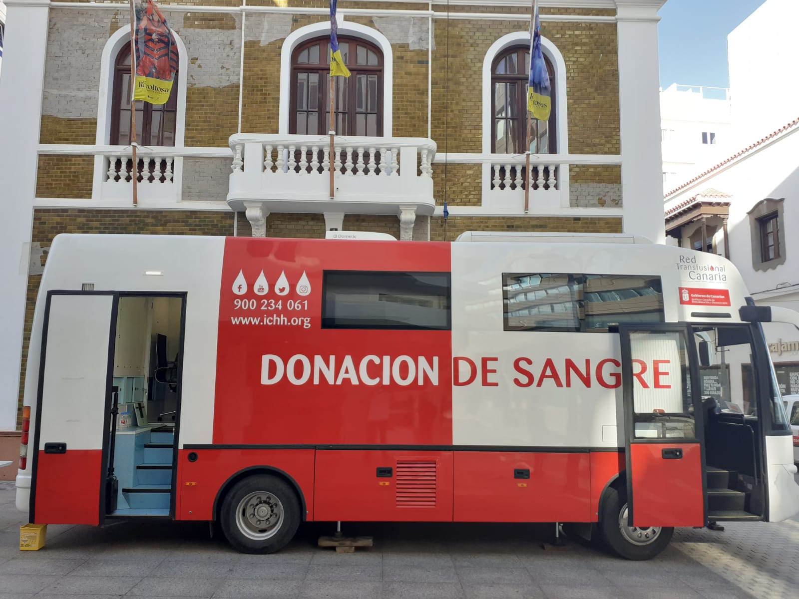 El ICHH habilita un punto de donación temporal en Arrecife