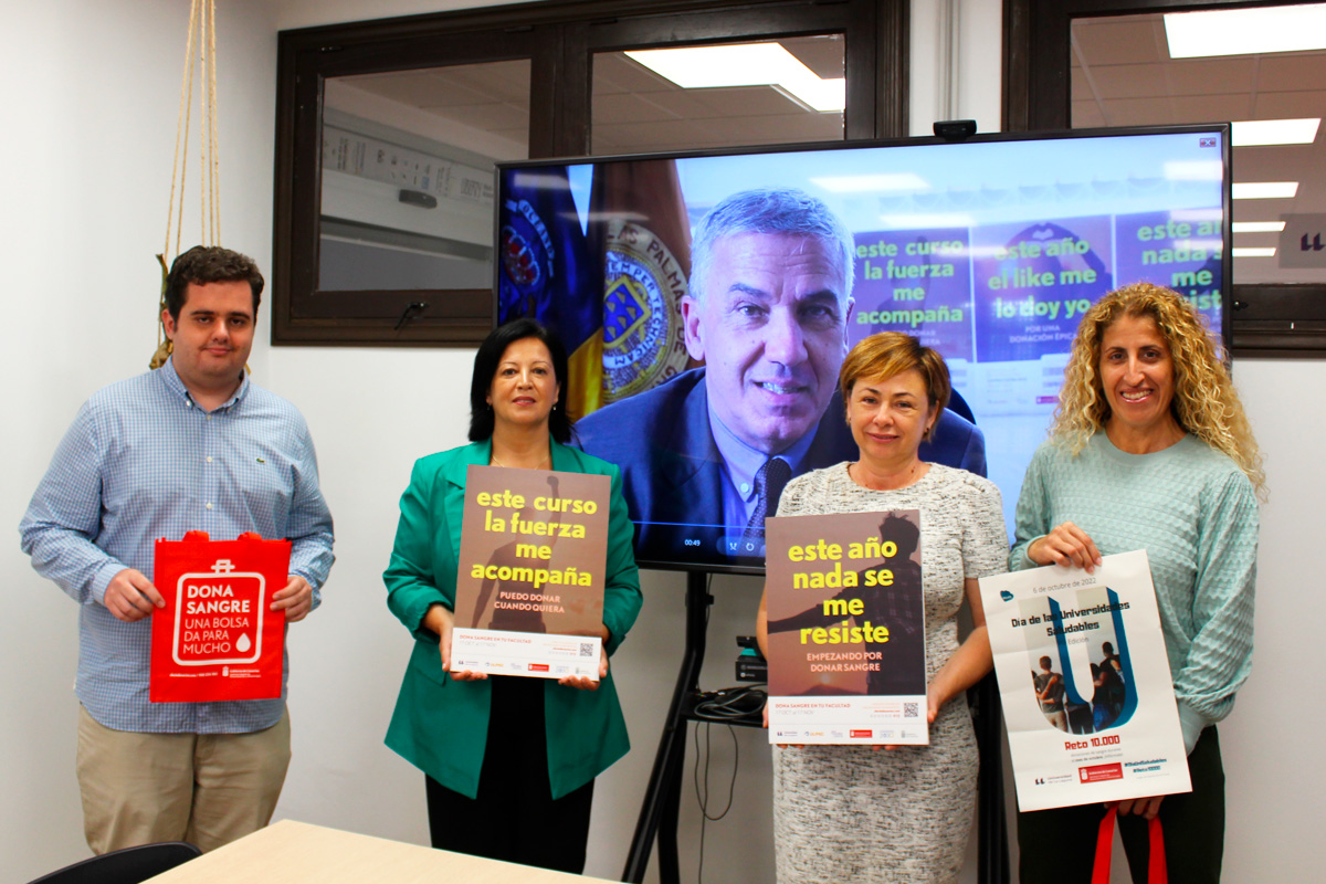 El ICHH presenta la campaña de donación de sangre en colaboración con las universidades canarias