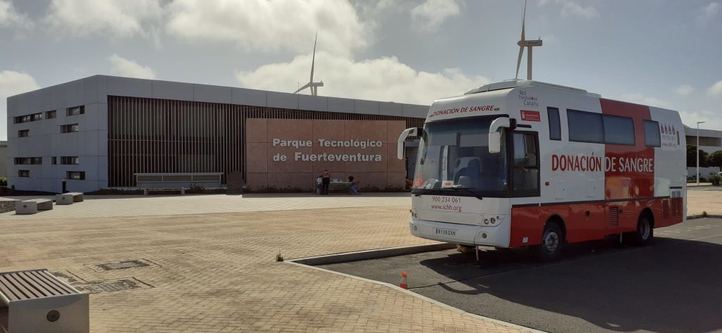 El ICHH promociona la donación de sangre en el Parque Tecnológico de Fuerteventura
