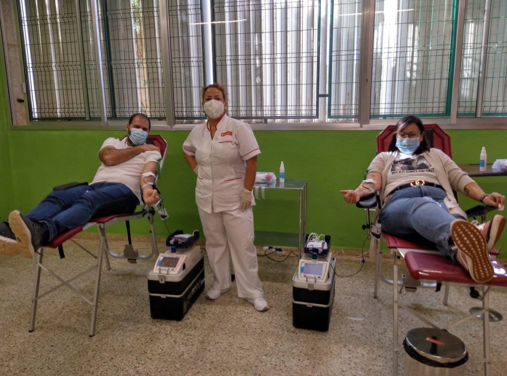 El ICHH celebra su tradicional campaña de donación de sangre en el CEIP Las Mercedes