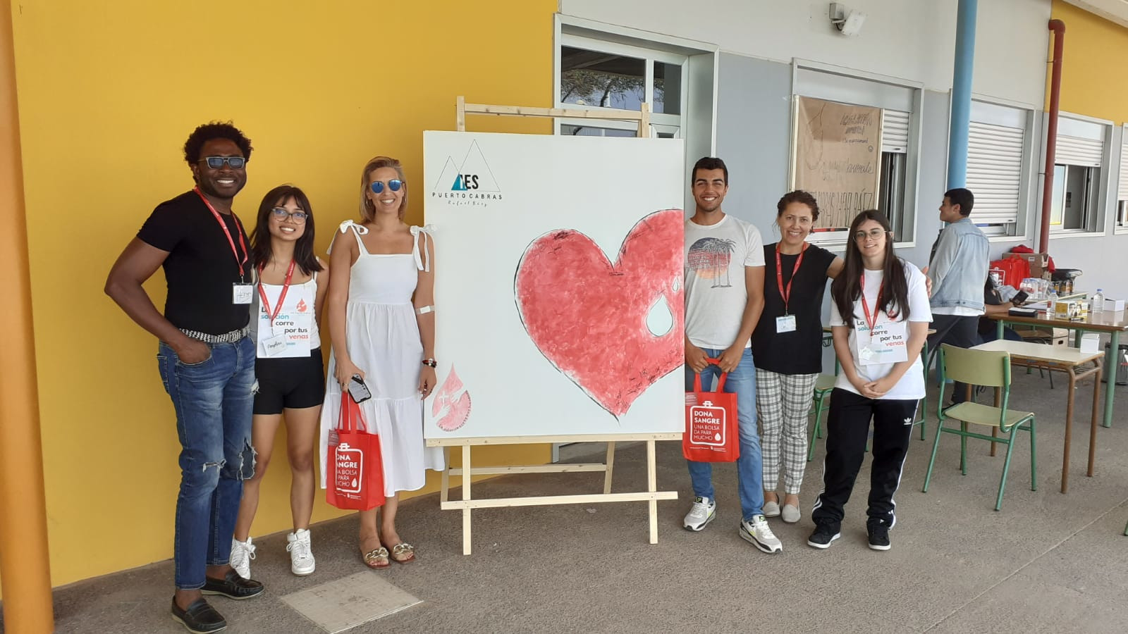El ICHH celebra dos jornadas de donación en el IES Puerto Cabras Rafael Báez
