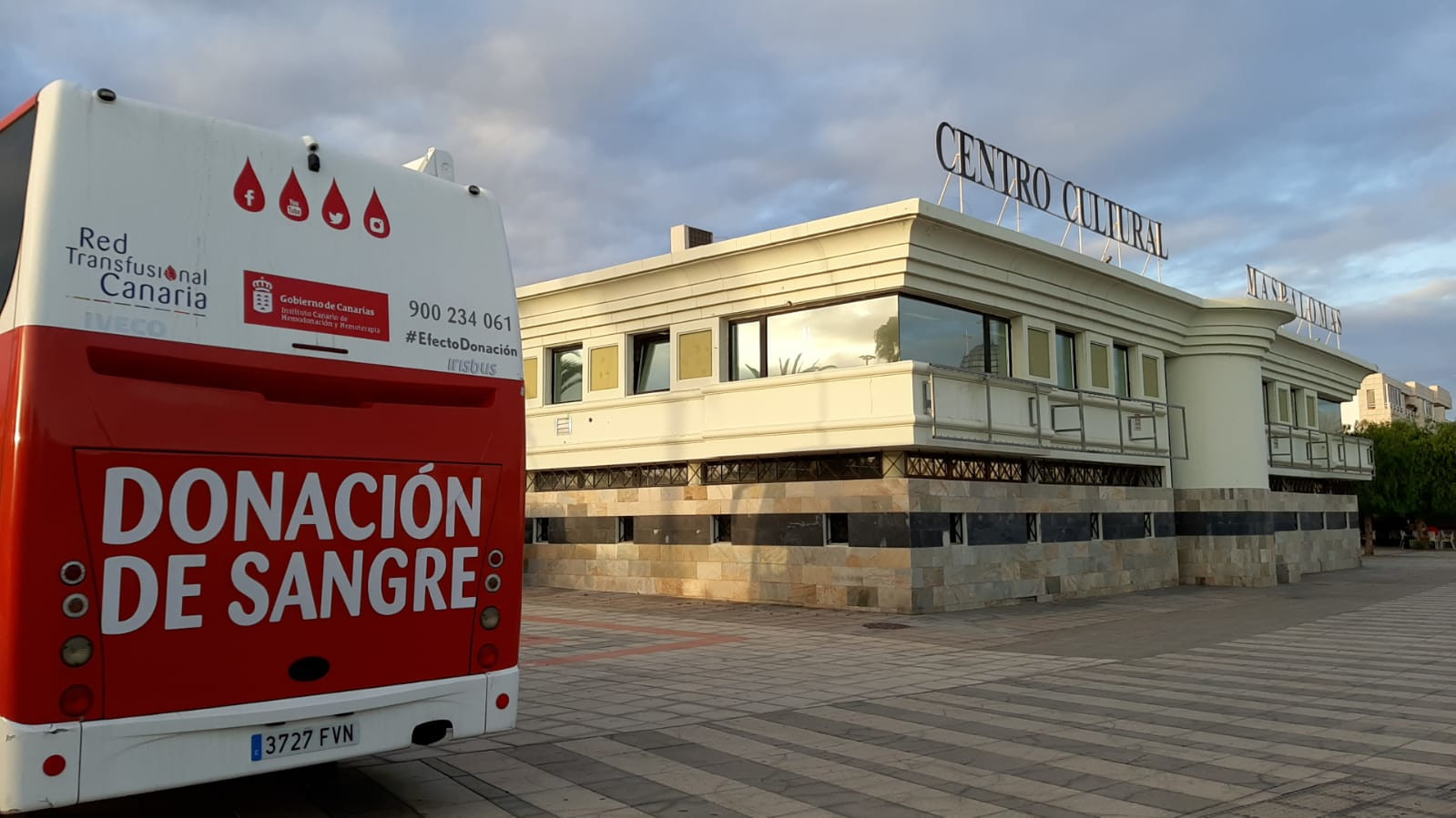 El ICHH continúa su campaña de donación en San Bartolomé de Tirajana