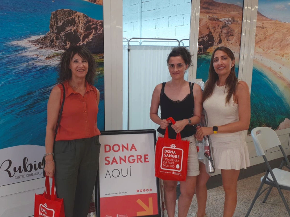El ICHH activa una campaña de donación en el Centro Comercial Rubicón de Yaiza