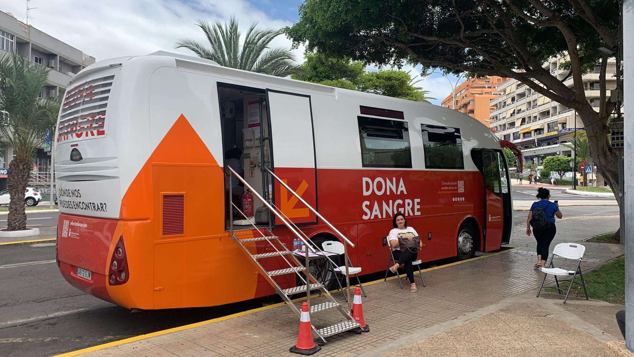 Una unidad móvil del ICHH está operativa esta semana en Los Cristianos