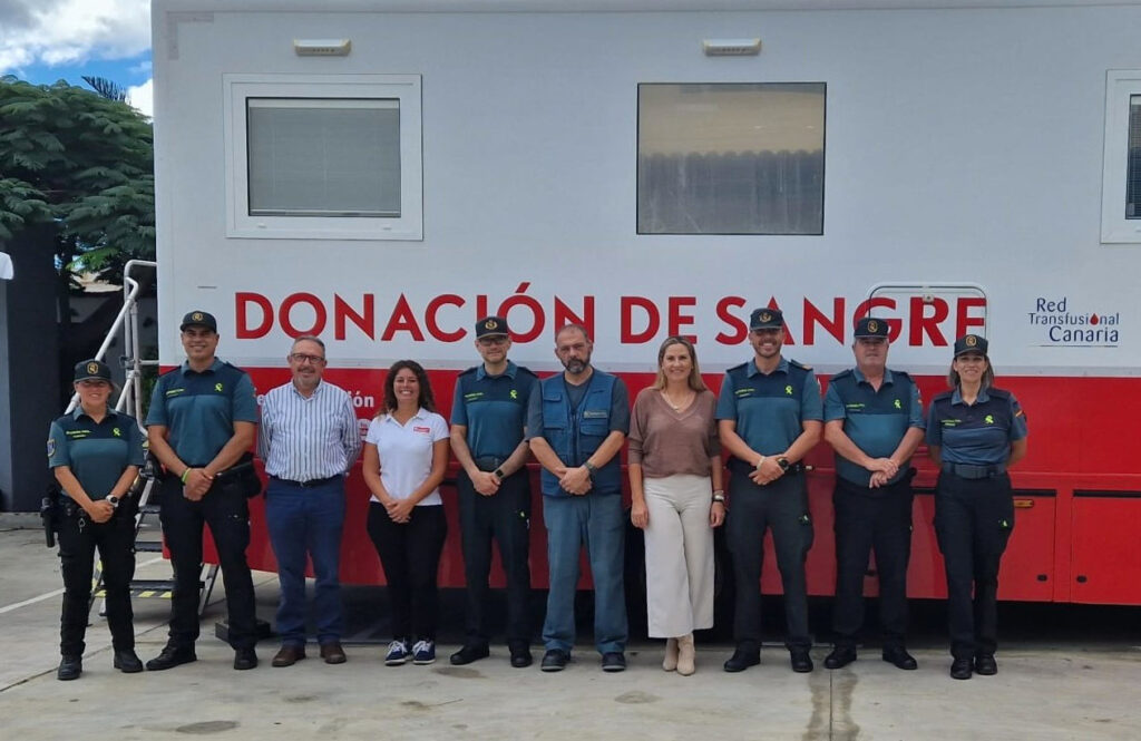 El ICHH celebró una jornada de donación en la Comandancia de la Guardia Civil en Las Palmas de Gran Canaria