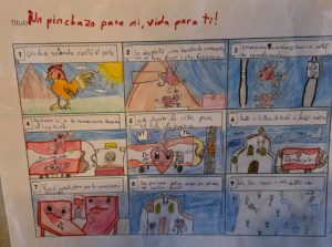 Otro de los cuentos perteneciente a la campaña de donación de sangre de los alumnos del CEIP Ravelo