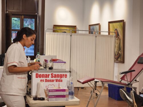 Sala de donación de Sangre en la Casa Consistorial de Teror